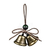 Halloween Iron Bell Hanging Ornaments HJEW-JM02433-1