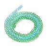Transparent Painted Glass Beads Strands X1-DGLA-A034-T2mm-A17-5