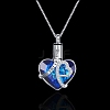 Rhinestone Heart Ashes Box Necklace PW-WGEBB89-01-3