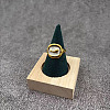 Ocean 304 Stainless Steel Enamel Cuff Open Rings WG5BF5D-08-1