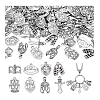 Tibetan Styles Alloy Pendants FIND-PH0027-26-6