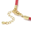 3MM Nylon Milan Cord Necklace Making NJEW-H084-01G-35-2