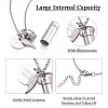 1Pc Word 304 Stainless Steel Column Urn Ashes Necklace DIY-TA0010-07A-4