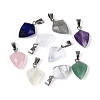 Natural & Synthetic Mixed Stone Pendants G-N349-18P-1