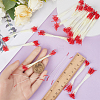 Rope with Plaster Artificial Fzlower Core for Hairpin Accessories DIY-WH20010-10A-3