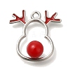 Christmas Theme Alloy Enamel Pendants ENAM-B025-01C-01P-1