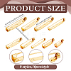 90Pcs 9 Styles Iron Pin Backs IFIN-PH0001-38-2