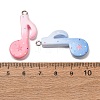 Opaque Resin Pendants RE-CBAEB26-01A-2