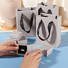 5Pcs Square Paper Jewelry Display Cases CON-TA0001-39A-02-7