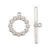 Brass Toggle Clasps KK-G548-34B-P-2