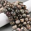 Natural Rhodonite Beads Strands G-P524-A01-04-2