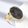 Adjustable Brass Cuff Open Rings for Women GG-CBA7610-09G-3