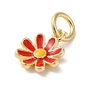 Brass Enamel Charms KK-L216-006G-02-2