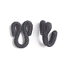Cloth Clover Brass Buckles DIY-WH0162-94B-01-2