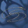 1/20 14K Gold Filled Heart Link Chain Necklaces for Women NJEW-Z068-03G-02-2