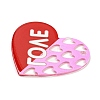 Valentine's Day Theme Opaque Acrylic Pendants SACR-F011-03A-2