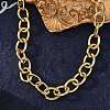 Brass Cable Chain Bracelets BJEW-H537-11G-5