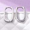 Non-Tarnish 304 Stainless Steel Huggie Hoop Earrings X-STAS-S103-21P-1