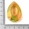Electroplated Glass Pendants GLAA-G122-07A-3