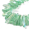 Natural Quartz Crystal Points Beads Strands G-K181-B32-3