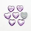 Acrylic Rhinestone Flat Back Cabochons GACR-Q009-25x25-13-1