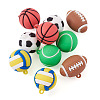 10Pcs 5 Styles PVC Opaque Plastic Pendants KY-TA0001-53-2