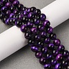 Natural Tiger Eye Bead Strands G-P230-08-D-8mm-5