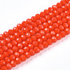 Opaque Solid Color Imitation Jade Glass Beads Strands LS-EGLA-A044-P2mm-D03-1