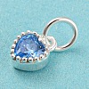 925 Sterling Silver Birthstone Charms STER-G035-01E-03-2