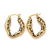 Brass Hoop Earrings EJEW-Q015-12A-G-2