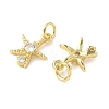 Brass Micro Pave Cubic Zirconia Pendants KK-I355-01G-03-2
