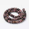 Natural Rhodonite Beads Strands G-S272-07-2