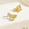 Sweet Stainless Steel Bowknot Stud Earrings SK0525-1-3