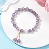 Cat Eye Beads Stretch Bracelets for Women BJEW-TA00691-04-2
