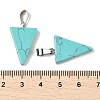 Synthetic Turquoise Pendants G-B127-04P-03-4