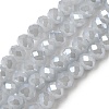 Electroplate Glass Beads Strands X-GLAA-K027-PL-A08-A-2