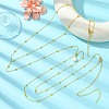 Brass Satellite Body Chains for Sexy Women NJEW-CJ00001-4
