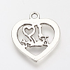 Tibetan Style Alloy Pendants TIBE-S303-08AS-RS-2