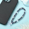 Rondelle Glass & Polymer Clay Rhinestone Beads Phone Hand Strap Chains HJEW-YW0001-05A-5