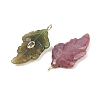 Natural Indian Agate Carved Pendants G-K372-06G-05-2