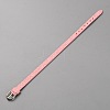 Blank PU Leather Cord Bracelet with Alloy Clasps X1-AJEW-TAC0041-01B-01-1