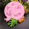 Marine Animals Shape DIY Food Grade Silicone Molds AJEW-P046-19-2