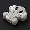 Elephant Silicone Beads SIL-WH0002-83B-2