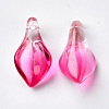 Transparent Spray Painted Glass Pendants GLAA-S054-007B-03-2