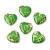 Dyed Synthetic Turquoise Heart Love Stone GG-CBAFDA5-03H-1