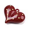 Opaque Acrylic Enamel Pendants OACR-B036-12C-2