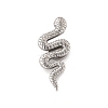 304 Stainless Steel Snake Clip-on Earrings EJEW-B116-03P-4