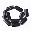 Natural Black Stone Beads Strands G-S364-025-2