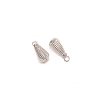 Spiral Bead Cage PALLOY-WH0092-62-1