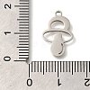 201 Stainless Steel Pendants STAS-R136-22P-3